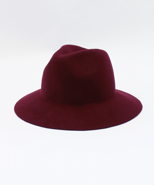 Omekashi（オメカシ）の「【Omekashi】ウィレハット帽（ハット・レディース・カーキ/ボルドー/ブラック・ﾌﾘ-）」の3枚目の写真