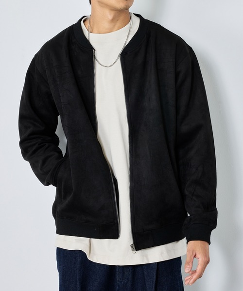 【セール】【Celche】フェイクスエードMA-1（MA-1）｜SETUP7（セットアップセブン）