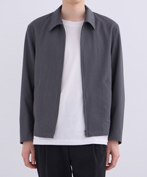 VISTO WOOL ジップブルゾン|セットアップ着用可能