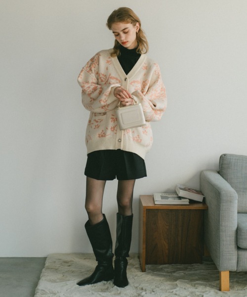 ECREL（エクレール）の「ギャザーロングブーツ（ブーツ・レディース・ブラウン/ブラック・S/M/L）」の20枚目の写真