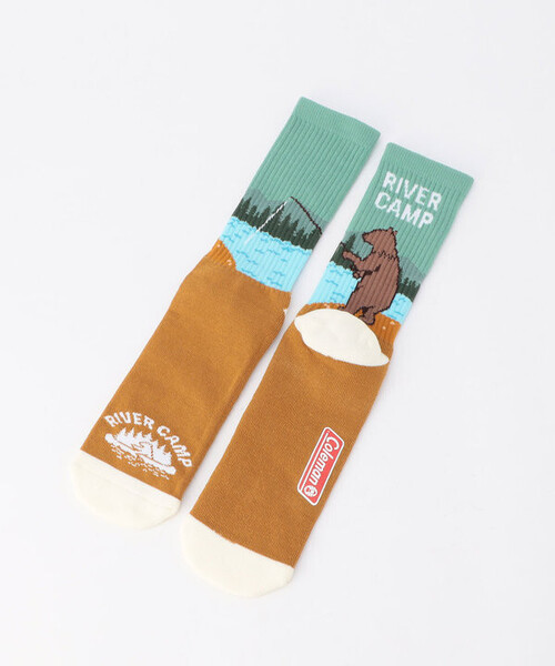 COLEMAN(コールマン)の「Coleman/コールマン FREAK'S STORE 限定復刻 1P ソックス(ソックス/靴下・メンズ・ブルーグリーン/ブラック/ホワイト/その他9・ONE SIZE/SMALL/MEDIUM)」の11枚目の写真