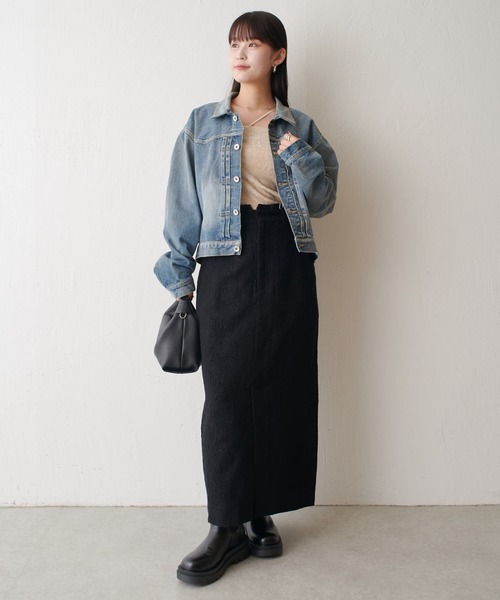 Lui's（ルイス）の「ジャガードスカート（スカート・レディース・ブラック/ブラウン・FREE）」の12枚目の写真