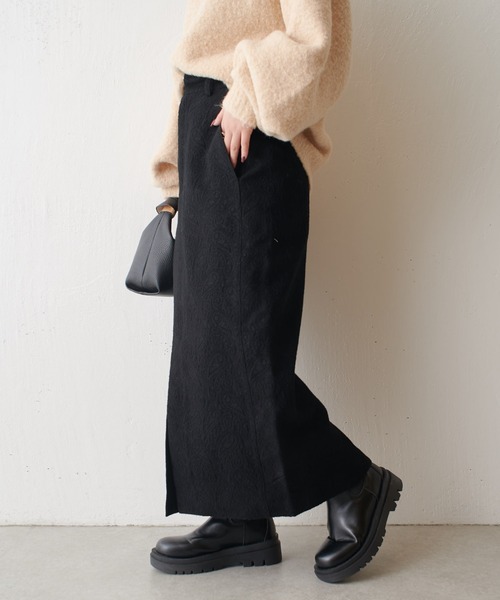 Lui's（ルイス）の「ジャガードスカート（スカート・レディース・ブラック/ブラウン・FREE）」の7枚目の写真