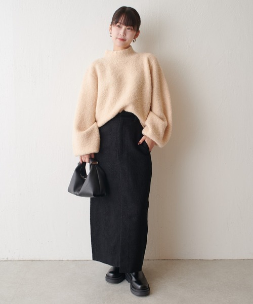 Lui's（ルイス）の「ジャガードスカート（スカート・レディース・ブラック/ブラウン・FREE）」の9枚目の写真