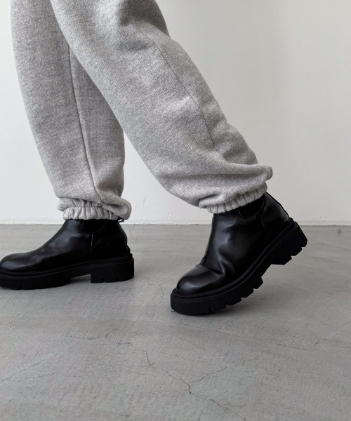 CANAL JEAN（キャナルジーン）の「El mar　裏起毛スウェットジョガーパンツ（スウェットパンツ・レディース・ライトグレー/クリーム・ONE SIZE）」の7枚目の写真