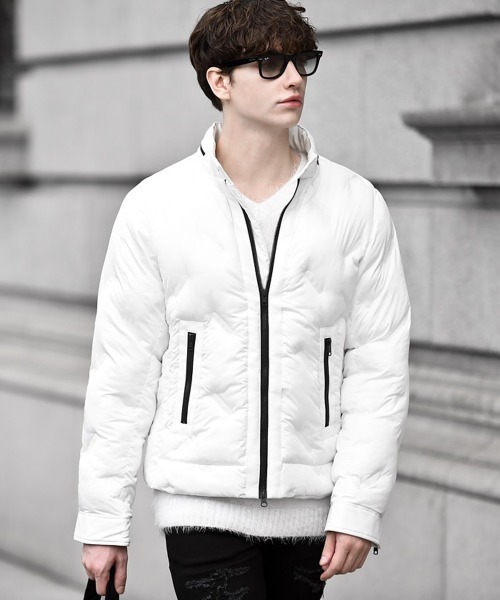 Buffalo Bobs(バッファローボブズ)の「VINCENT-RIDER(ヴィンセント-ライダー)シームレス ダウンジャケット(ダウンジャケット/コート・メンズ・ホワイト/ブラック・1-2/2-3/3-4)」の15枚目の写真