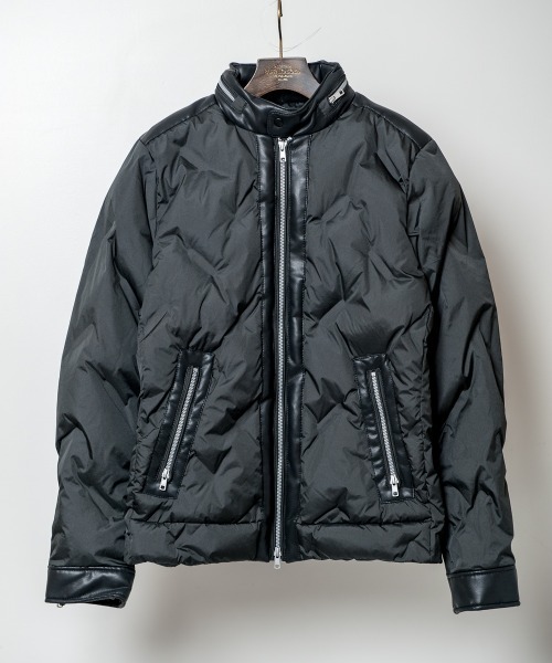 Buffalo Bobs(バッファローボブズ)の「VINCENT-RIDER(ヴィンセント-ライダー)シームレス ダウンジャケット(ダウンジャケット/コート・メンズ・ホワイト/ブラック・1-2/2-3/3-4)」の3枚目の写真