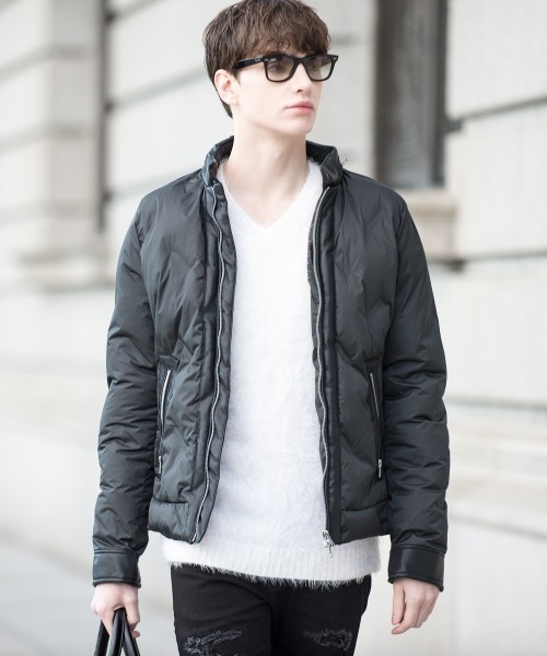 Buffalo Bobs(バッファローボブズ)の「VINCENT-RIDER(ヴィンセント-ライダー)シームレス ダウンジャケット(ダウンジャケット/コート・メンズ・ホワイト/ブラック・1-2/2-3/3-4)」の22枚目の写真