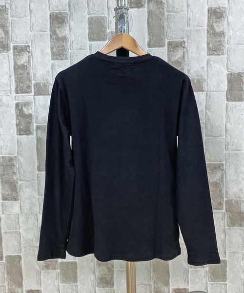 TopIsm(トップイズム)の「WARM WEAR ストレッチ入りクルーネックカットソー(Tシャツ/カットソー・メンズ・ホワイト/ブラック/チャコールグレー・LL/L/M)」の10枚目の写真