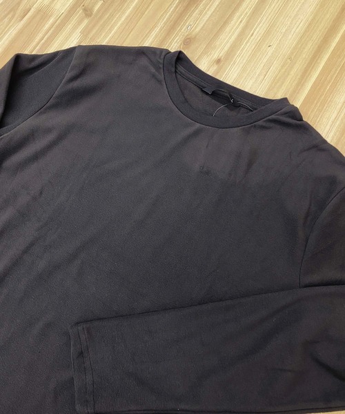 TopIsm(トップイズム)の「WARM WEAR ストレッチ入りクルーネックカットソー(Tシャツ/カットソー・メンズ・ホワイト/ブラック/チャコールグレー・LL/L/M)」の14枚目の写真