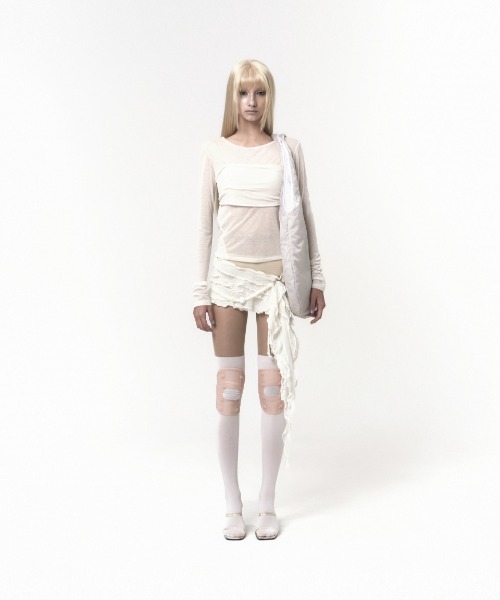 L.H.P（エルエイチピー）の「OJOS/オホス/Beads Strap Frill Scarf（ストール/ショール・レディース・アイボリー・F）」の5枚目の写真