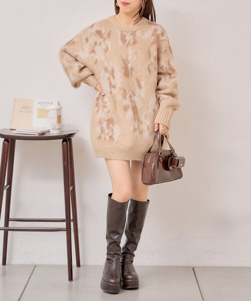 専用❤みかん❤ニット×6重ガーゼ⭐超大判ハンドタオル❤タコさん