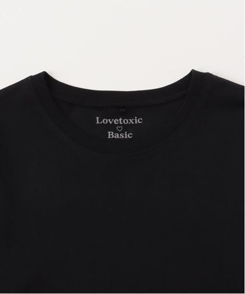LOVETOXIC（ラブトキシック）の「【ベーシック】【GOODPRICE】【綿100％】長袖Tシャツ（Tシャツ/カットソー・キッズ・ホワイト/ブラック/サックスブルー/ピンク/オフホワイト・LL/L/M/S/SS）」の7枚目の写真