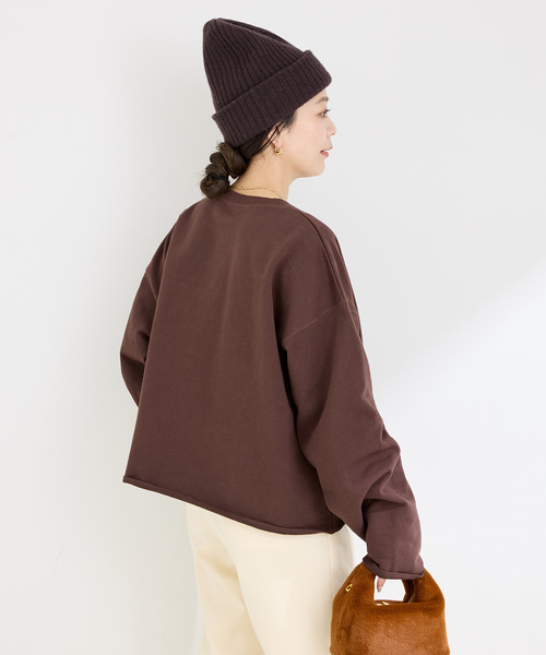 【新品タグ付き】ラメサガラ刺繍ロングスリーブ裏毛スウェット ラメサガラ刺繍ロングスリーブ裏毛スウェット（スウェット