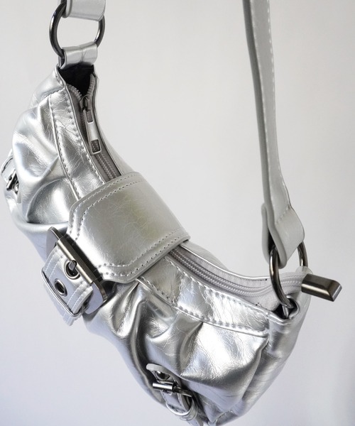 ノベルティ パールビジュハンドル型 ショルダーバッグ 非売品 VitaFelice（ヴィータフェリーチェ） ワンハンドルバッグ レディース