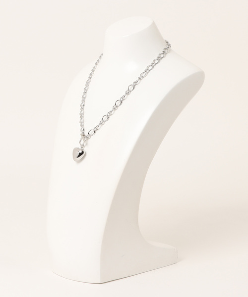 mysty woman（ミスティウーマン）の「ハートチェーンネックレス  283904（ネックレス・レディース・シルバー/ゴールド・FREE）」の9枚目の写真