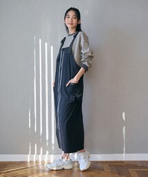 【C.mt】裏フリースエプロンキャミワンピース