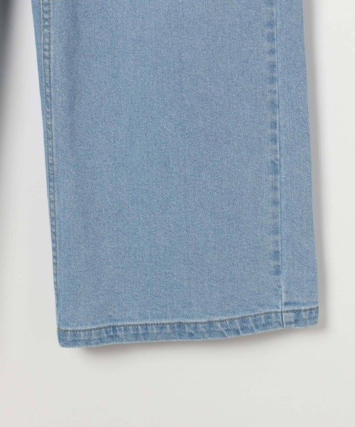 BAYFLOW（ベイフロー）の「[ウエストゴム・脚長効果抜群!!]ベーシックワイドデニム（デニムパンツ・レディース・サックスブルー/インディゴブルー・SMALL/MEDIUM/LARGE）」の22枚目の写真