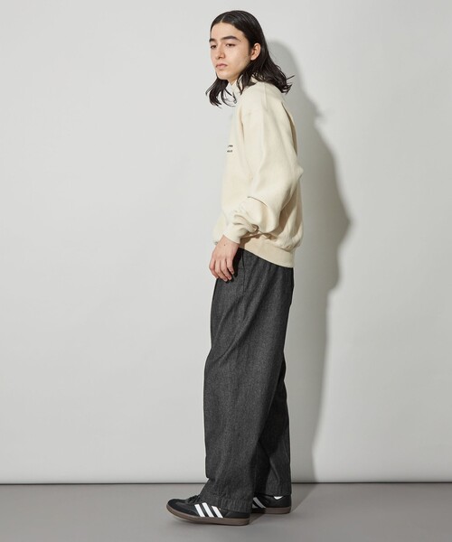 CITEN(シテン)の「<CITEN>デニムライダースラックス(デニムパンツ・メンズ・ブラック/ネイビー・M/L)」の6枚目の写真