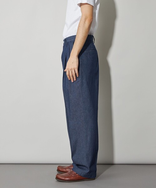 CITEN(シテン)の「<CITEN>デニムライダースラックス(デニムパンツ・メンズ・ブラック/ネイビー・M/L)」の9枚目の写真