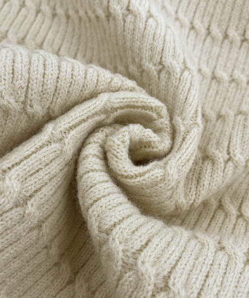 Futier land(フューティアランド)の「ニットタイトスカート(スカート・レディース・アイボリー/ブラック/イエロー/ライトグレー/レッド・FREE)」の6枚目の写真