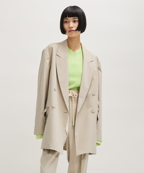 サステナブル】・【オケージョン】ダブルブレストジャケット