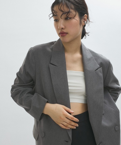 サステナブル】・【オケージョン】ダブルブレストジャケット