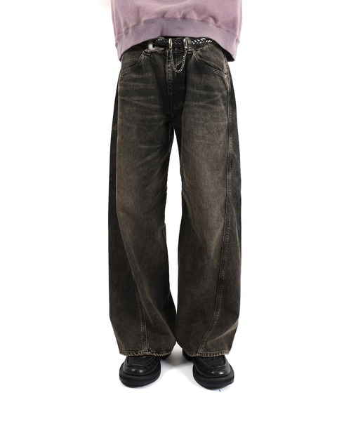 Jieda（ジエダ）の「USED 3D WORK DENIM（デニムパンツ）」 - WEAR