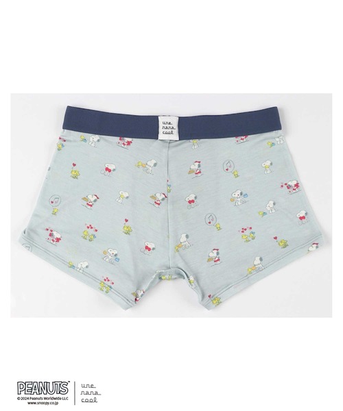 une nana cool(ウンナナクール)の「【スヌーピー】PEANUTS × une nana cool メンズボクサーパンツ SNOOPY(ボクサーパンツ・メンズ・ライトグレー/ベビーピンク・L/M)」の5枚目の写真