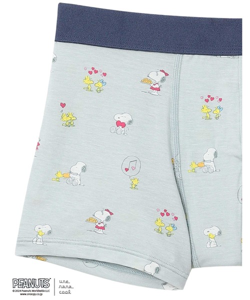 une nana cool(ウンナナクール)の「【スヌーピー】PEANUTS × une nana cool メンズボクサーパンツ SNOOPY(ボクサーパンツ・メンズ・ライトグレー/ベビーピンク・L/M)」の6枚目の写真