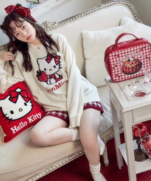 う*に様 annmiru トラベルポーチ　キティ AnnMiru（アンミル）の「トラベルポーチ（ハローキティ×AnnMiru