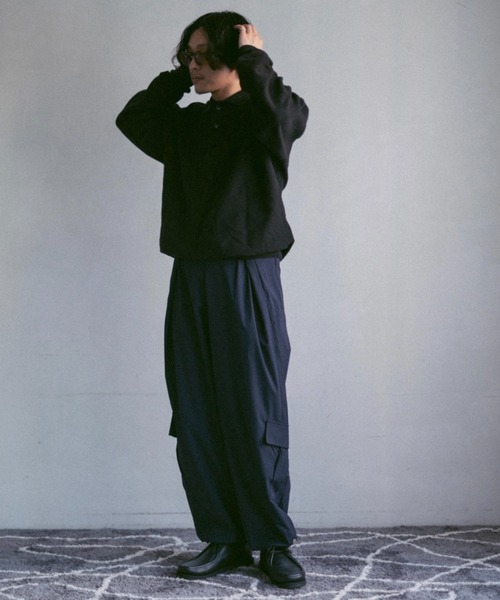 Nylon Tuck Cargo Pants / ナイロンタックカーゴパンツ 2/9号室（かおこ&ひろと） - Nylon Tuck Cargo Pants / ナイロン