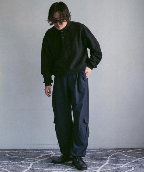 Nylon Tuck Cargo Pants / ナイロンタックカーゴパンツ 2/9号室（かおこ&ひろと） - Nylon Tuck Cargo Pants / ナイロン