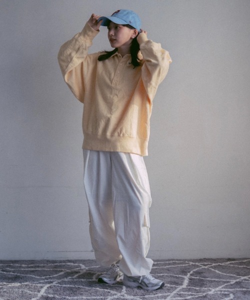 2/9号室（かおこ&ひろと） Nylon Tuck Cargo Pants INTER FACTORY（インターファクトリー）の「2/9号室（かおこ
