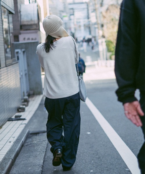 Nylon Tuck Cargo Pants / ナイロンタックカーゴパンツ 2/9号室（かおこ&ひろと） - Nylon Tuck Cargo Pants / ナイロン