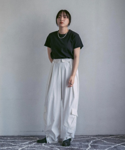 Nylon Tuck Cargo Pants / ナイロンタックカーゴパンツ 2/9号室（かおこ&ひろと） - Nylon Tuck Cargo Pants / ナイロン