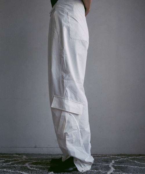 2/9号室（かおこ&ひろと） - Nylon Tuck Cargo Pants / ナイロン