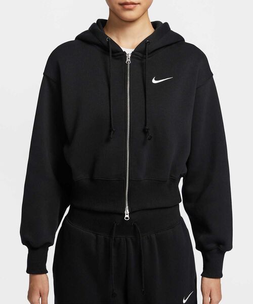 NIKE ナイキ　パーカー　　クロップド丈　クロップドフルジップパーカー セール】ナイキ スポーツウェア フェニックス フリース