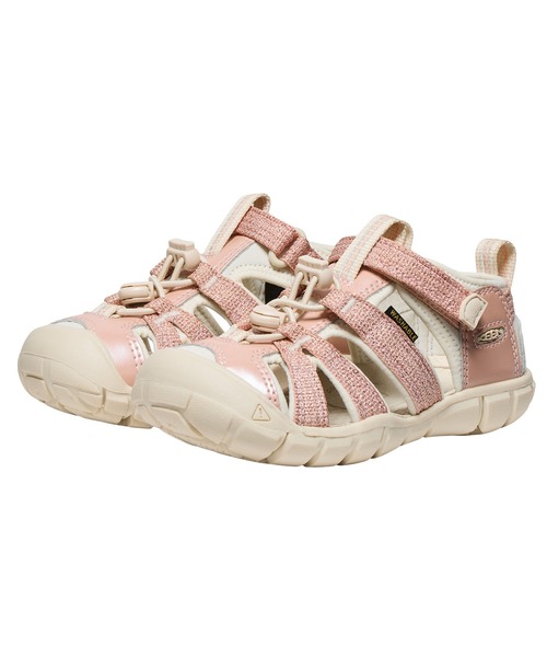 KEEN(キーン)の「KEEN/キーン キッズ サンダル 水陸両用 SEACAMP II CNX シーキャンプ 1030803(サンダル・キッズ・ピンクゴールド・16cm/17cm/18cm/18.5cm/19.5cm/15cm)」の1枚目の写真