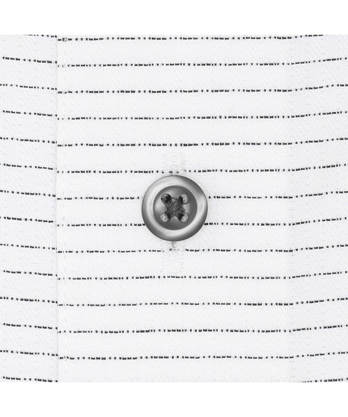 TOKYO SHIRTS（トウキョウシャツ）の「透け防止 形態安定ノーアイロン ボタンダウン 長袖ビジネスワイシャツ（ビジネスシャツ・メンズ・グレー・首回り37cm-裄丈80cm/首回り39cm-裄丈80cm/首回り39cm-裄丈84cm/首回り41cm-裄丈82cm/首回り41cm-裄丈86cm/首回り42cm-裄丈82cm/首回り42cm-裄丈86cm/首回り43cm-裄丈82cm/首回り43cm-裄丈86cm/首回り37cm-裄丈84cm）」の4枚目の写真