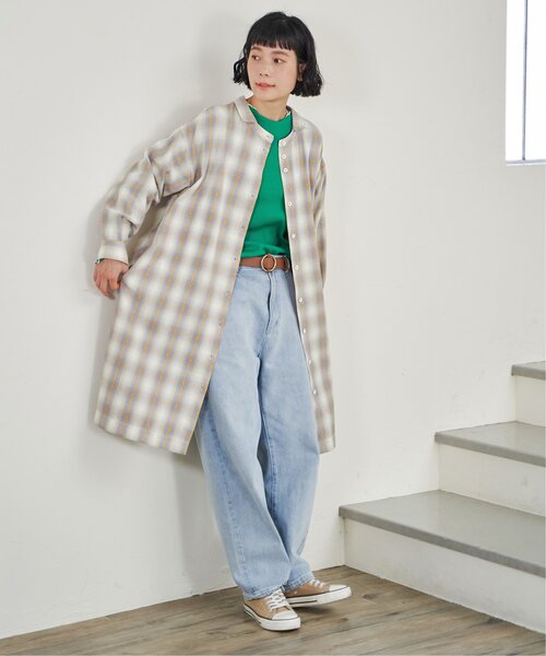 LBC（エルビーシー）の「【sweet web掲載】シャンブレーチェック3WAYワンピース（ワンピース・レディース・グリーン/ブルー/オレンジ・M/L）」の22枚目の写真