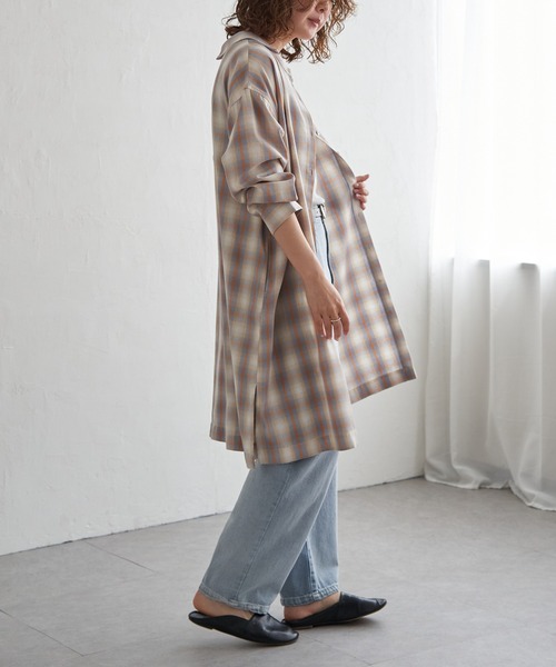 LBC（エルビーシー）の「【sweet web掲載】シャンブレーチェック3WAYワンピース（ワンピース・レディース・グリーン/ブルー/オレンジ・M/L）」の14枚目の写真