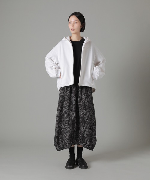 ZUCCa（ズッカ）の「ペイズリープリント / (O)（スカート・レディース・ライトグリーン/ブラック/ネイビー・M size）」の13枚目の写真