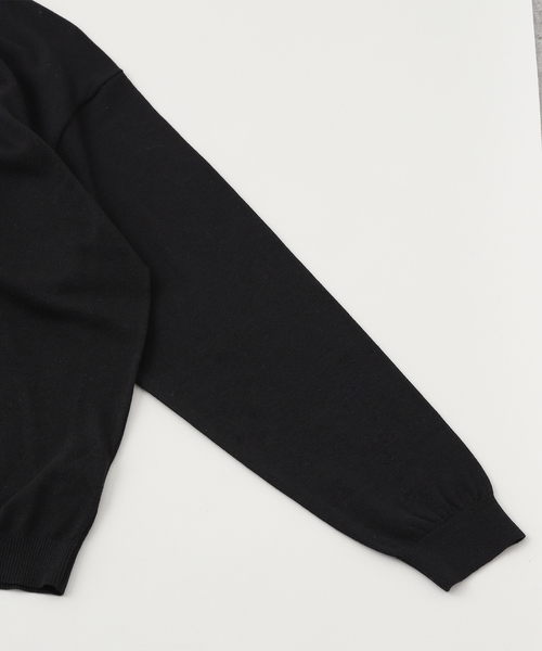 ATON (エイトン) NUBUCK SILK COTTON V-NECK KNIT CARDIGAN KRAGGM0113