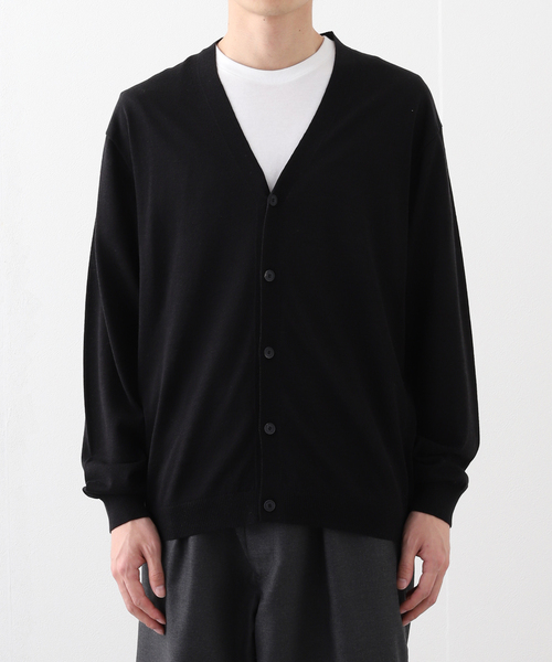 ✨新品未使用 ATON COTTON SILK VNECK カーディガン シルク COTTON SILK | Vネックカーディガン / ATON | ファッション通販