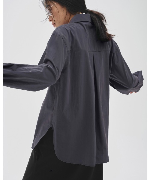 TODAYFUL(トゥデイフル)の「Useful Chambray Shirts(シャツ/ブラウス・レディース・キナリ/ブラック/ブラウン/サンドベージュ/ブルー系その他・FREE)」の7枚目の写真