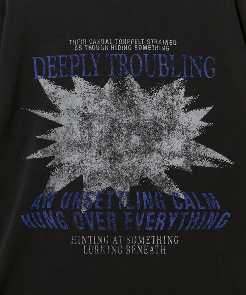 PBLIM(ページボーイリム)の「【UNISEX】スパークグラフィックT(Tシャツ/カットソー・レディース・ブルー/ブラウン/ブラック・SMALL/MEDIUM)」の9枚目の写真