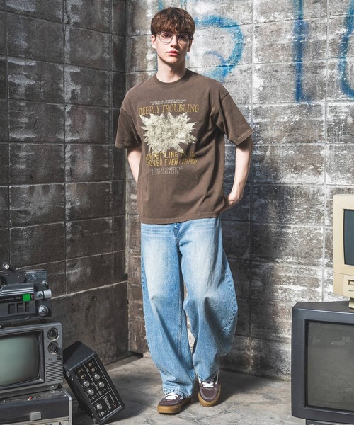 PBLIM(ページボーイリム)の「【UNISEX】スパークグラフィックT(Tシャツ/カットソー・レディース・ブルー/ブラウン/ブラック・SMALL/MEDIUM)」の13枚目の写真