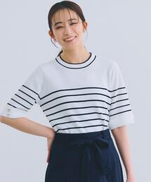 grove | 【ひんやり多機能】やわらかドライタッチワイドスリーブプルオーバー(ニット/セーター)