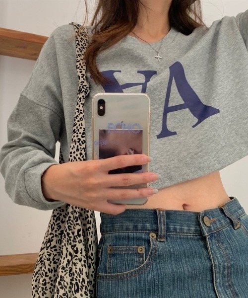 gossip！ロサンゼルス（ゴシップロサンゼルス）の「プリントカットソー（Tシャツ/カットソー・レディース・ホワイト/ブラック/グレー・FREE）」の16枚目の写真